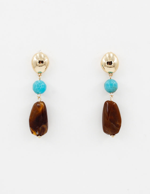 Earthy Drop Earrings