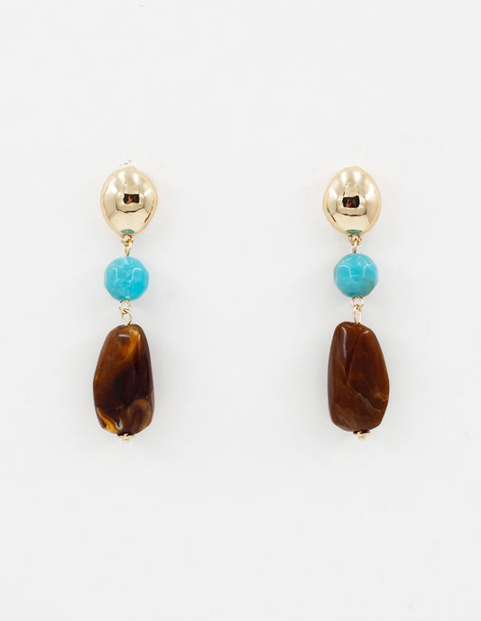 Earthy Drop Earrings