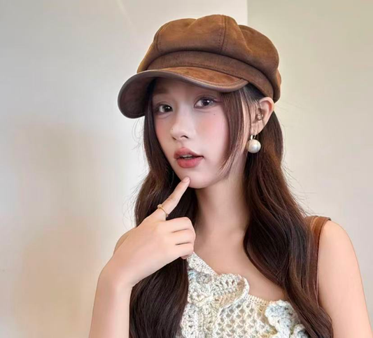 Vintage Charm Newsboy Cap