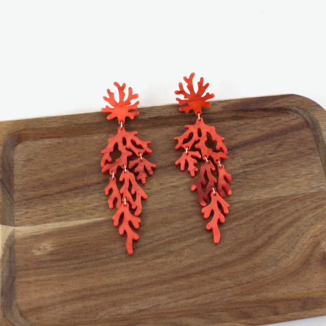Coral Branches Earrings
