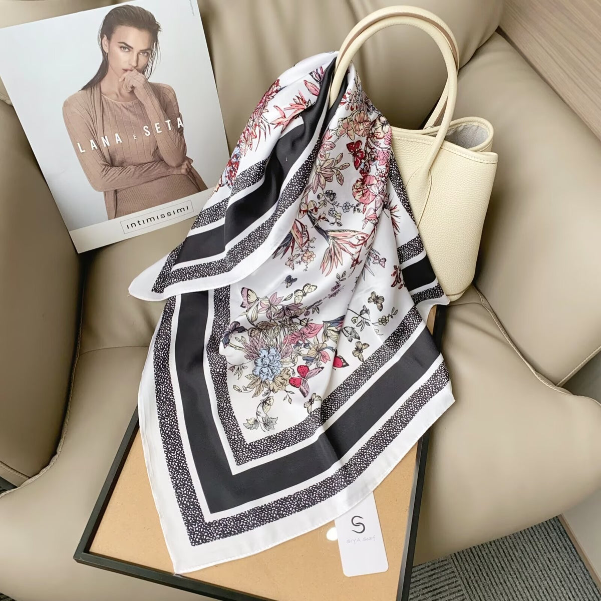 Orchard Bloom Square Scarf