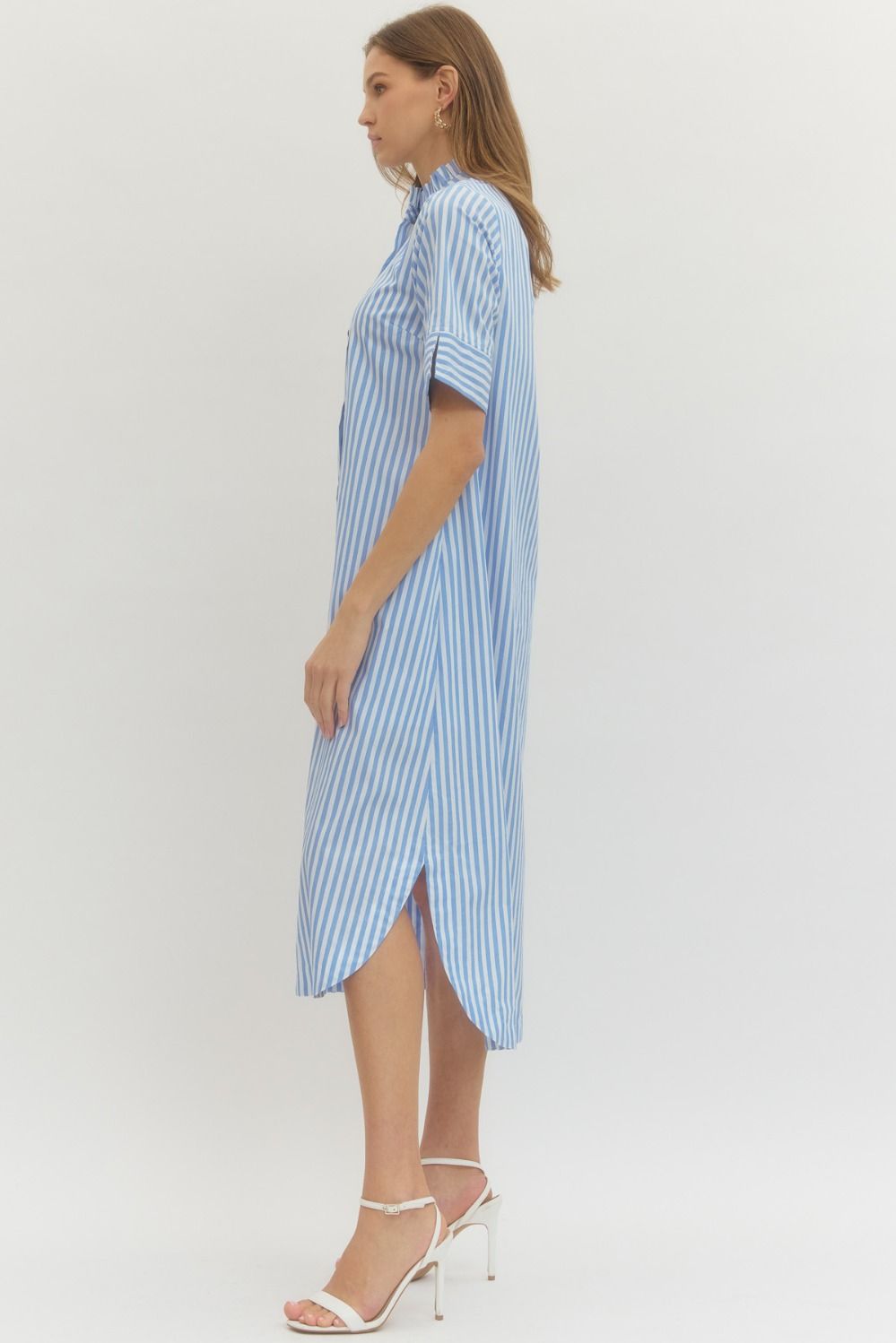 Summer Sky Striped Maxi