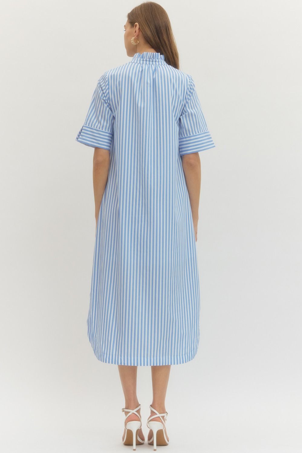 Summer Sky Striped Maxi