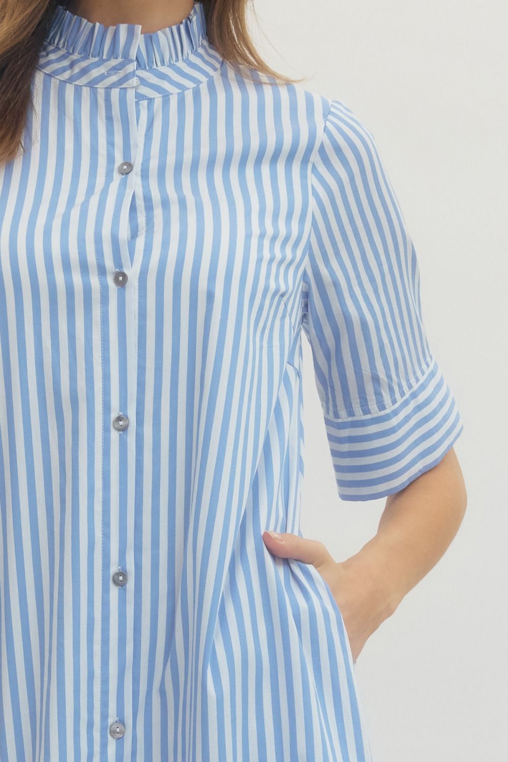 Summer Sky Striped Maxi
