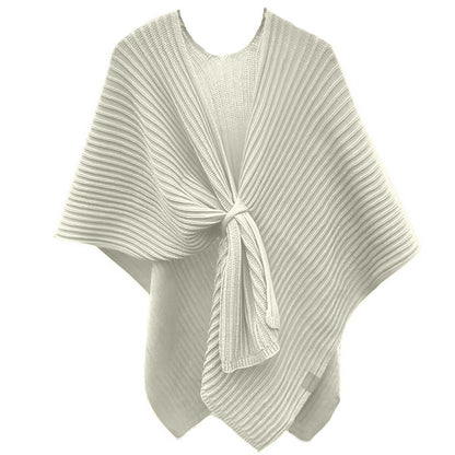 Ribbed Knit Loop Shawl (5 Colors)