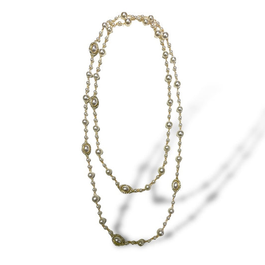 Pearly Gold Necklace