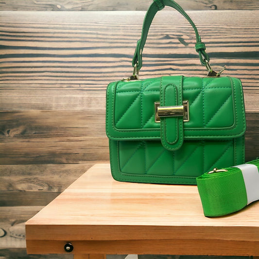 Apple Green Quilted Cutie