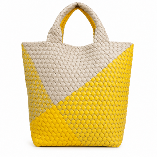 Lemon Drop Woven Bag