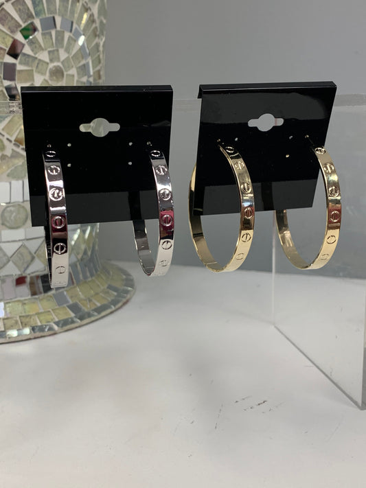 Slim Stylish Hoops (2 colors)