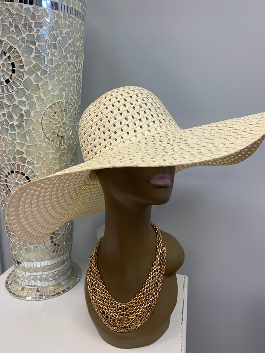 Laser Cut Straw Hat
