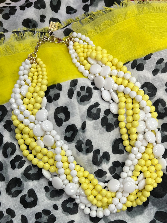 Twisted Lemon Necklace