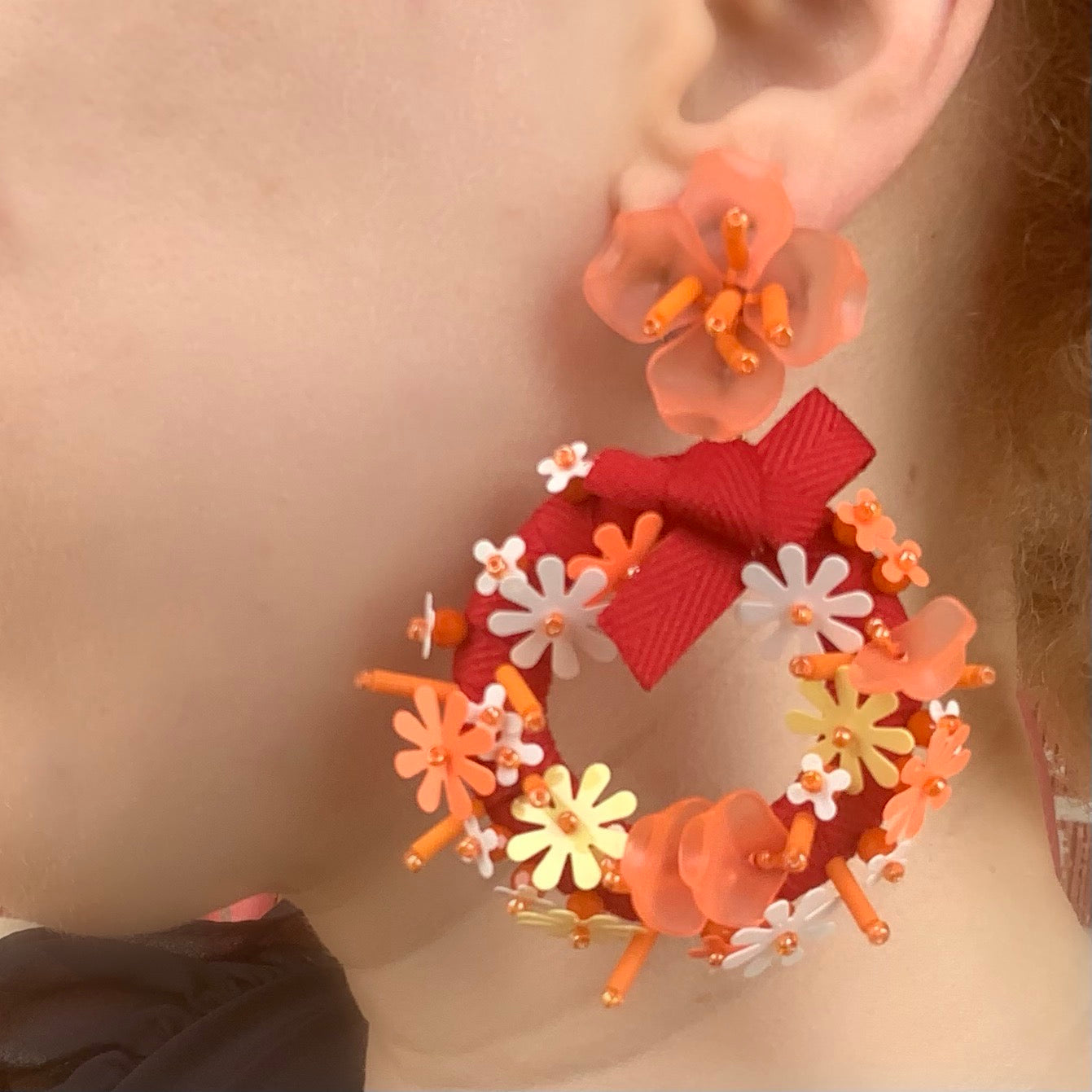 Floral Coral Reef Clip-Ons