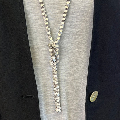 Glitzy Silver Necklace
