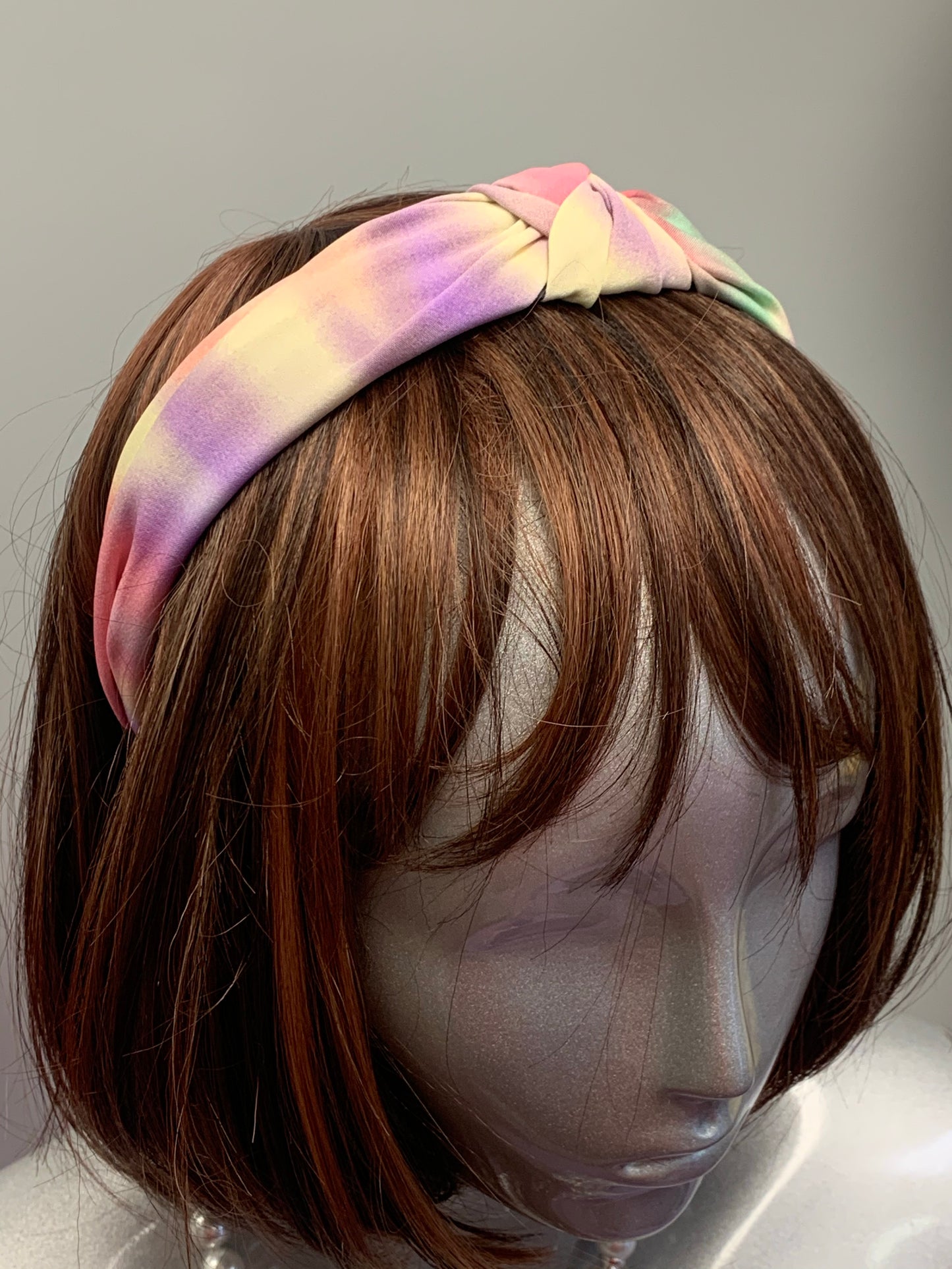 Pastel Tie-Dye Knotted Headband