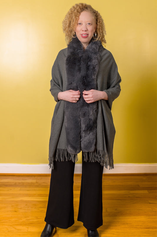 Symphony  Fur Cape (5 Colors)