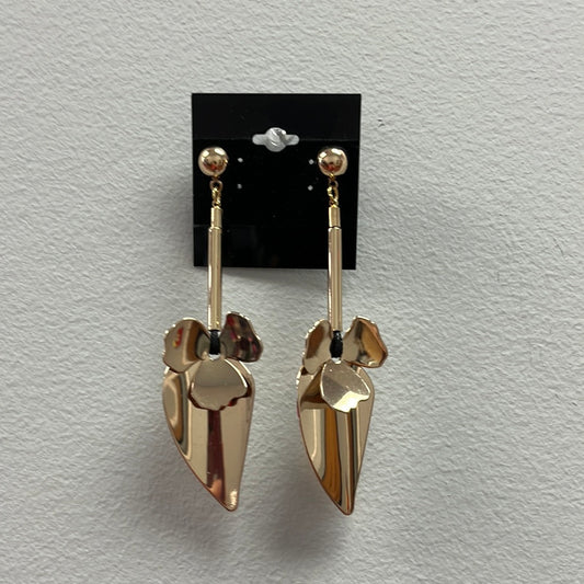 Gold Floral Leaf